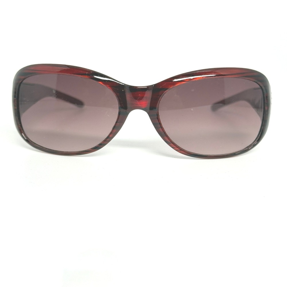 Revlon Womens Sunglasses Red Tortoise Rectangle OL1214 RVN 37 Gold Detail 21729